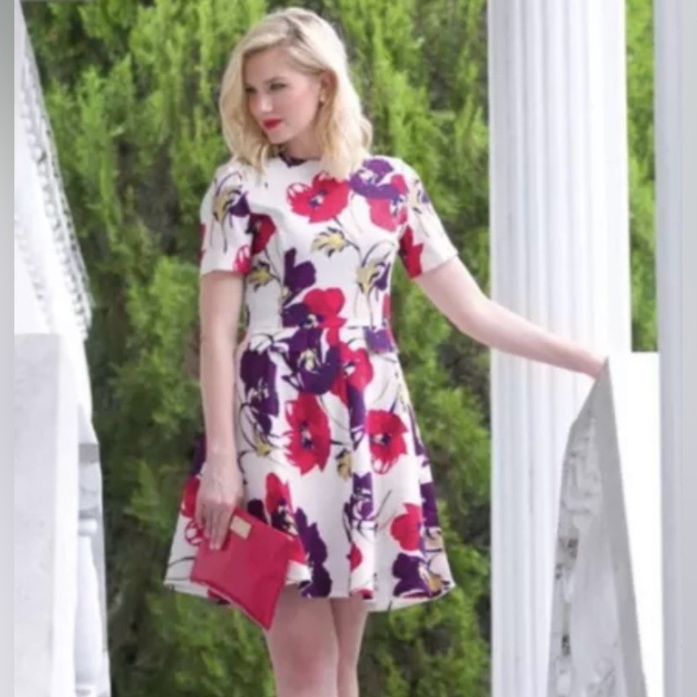 Draper James Maybelle Floral Fit and Flare dress Size 6